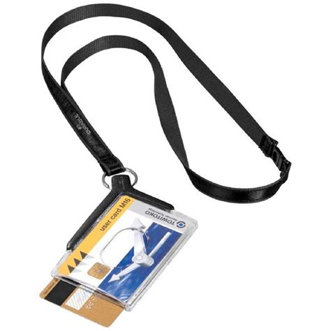 lv lanyard card holder|card holder for lanyard officeworks.